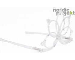 Nordic Vision Make-Up bril +2.50 - transparant in luxe geschenkverpakking