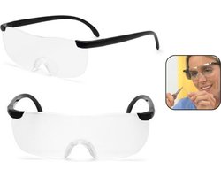 PD® -Vergrootglas Bril - Loepbril - 160% - Vergrotende Bril - 1.6 Vergrootglas - Leesbril - Beschermend
