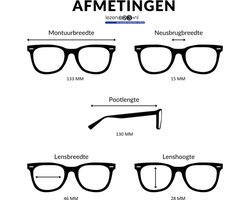 Read Eyewear CHAP04P Leesbril +2.00 - Petrol blue - Rechthoekig - Incl. aluminium hardcase