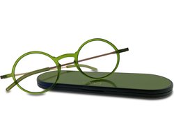 Read Eyewear CHAP33J Leesbril +2.00 - Forest green - Rond montuur - Incl. aluminium hardcase