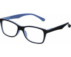 SILAC - BLACK & BLUE - Leesbrillen voor  Vrouwen en Mannen - 7095 - Dioptrie +1.75