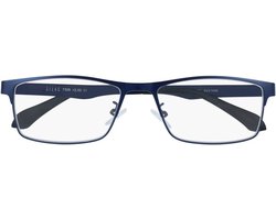 SILAC - BLUE METAL - Leesbrillen voor Mannen, montuur in metaal - 7306 - Sterkte +4.50