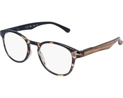 SILAC - TURTLE&WOOD - Leesbrillen voor Vrouwen en Mannen - 7302 - Dioptrie +3.00