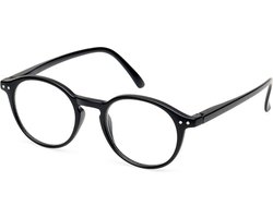 Spectrum Leesbril Zwart Rond 1.00