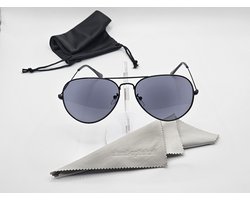 Unisex zonnebril op sterkte +1,5 met doekje / unisex leesbril / lichtgewicht mannen vrouwen bril +1.5 / comfortabele lenzen UV400 / 3025 Aland optiek / leesbril unisex reading glasses / Lunettes de Lecture / Lunettes de Soleil