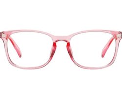XYZ Eyewear Leesbril Roze +1.50 - Dames - Heren - Leesbrillen - Trendy - Lees bril - Leesbril met sterkte - Voordeel - Stijlvol - Met sterkte +1.50