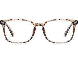 XYZ Eyewear Leesbril Zebraprint +2.00 - Dames - Heren - Leesbrillen - Trendy - Lees bril - Leesbril met sterkte - Voordeel - Stijlvol - Met sterkte +2.00