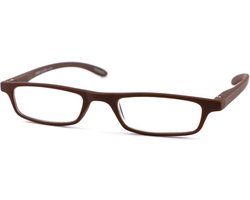 ZIPPER G27200 braun Kunststoffbrille im Etui Federtechnik +2.50 dpt