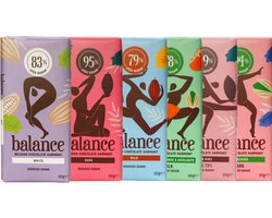 Balance | Mix Chocolade Reep | Voordeelpakket | 6 x Balance Tablet