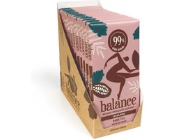 Balance | Tablet Puur 72% | Cacaonibs | 12 Stuks | 12 x 100 gram