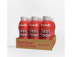 Barebells Fast Food - Maaltijdvervanger - 12 x 500 ml - Strawberry