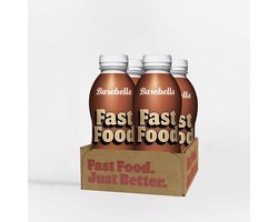Barebells Fast Food - Maaltijdvervanger - 4 x 500 ml - Chocolate