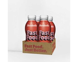 Barebells Fast Food - Maaltijdvervanger - 4 x 500 ml - Strawberry