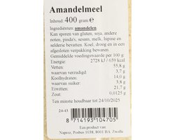 Boerjan Amandelmeel - 400 gr
