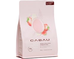 Cabau High Protein Meal - Plantaardige Maaltijdshake - White Choco & Red Fruits - 7 Porties - 21g Eiwit - Met 26 Vitamines & Mineralen - Vegan Maaltijdvervanger