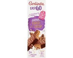 Gerlinea Easy Go Afslank Maaltijdrepen Choco Crisp 2x58g