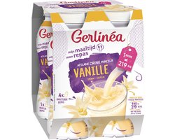 Gerlinea Maaltijdvervanger - Afslankdrink - Vanille - 4 x 236 ml