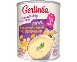 Gerlinéa Maaltijdvervanger - Afslanksoep - Kikkererwten & Kurkuma - 6 x 53 g