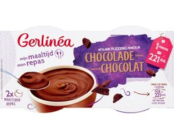 Gerlinea Pudding Chocolade 2 Pack - 2 x 210 gr