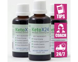 Ketox24 Afslankdruppels Triple actie | Met krachtige ingrediënten voor een mooi figuur