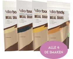 Killerbody Maaltijdshake Proefpakket – 5 Smaken Mixverpakking Geschikt voor Gewichtsverlies
