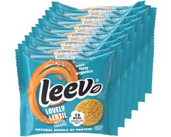 Leev® Bio | Linzenwafels | Gezouten Karamel | 3 Pack | 6 stuks | 6 x 60g