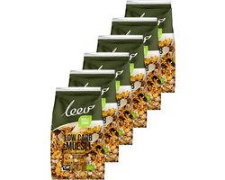 Leev® Bio | Low Carb Muesli | Noten en Fruit | 6 stuks | 6x 350 gram
