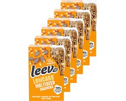Leev® Bio | Low Carb Qrackers | Meerzaden | 6 stuks | 6 x 80 gram