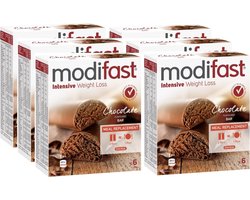 Modifast Intensive - Lunchrepen - Chocolade - 6 x 372 gr