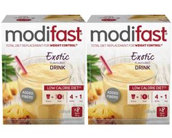 Modifast Intensive Milkshake Exotic - 2 x 100 gr - Voordeelverpakking