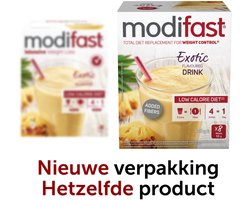 Modifast Intensive Milkshake Exotic - 4 x 100 gr - Voordeelverpakking