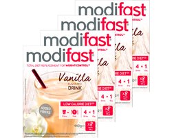 Modifast Intensive | Milkshake Vanille | 4 Stuks | 4 x 440 g