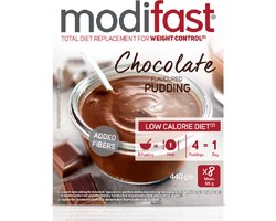Modifast Intensive Pudding Chocolade - 2 x 8 x 55 gr - Voordeelverpakking