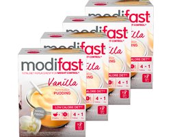 Modifast Intensive | Pudding Vanille | 4 Stuks | 4 x 440 g