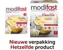 Modifast Intensive Pudding Vanille - 4 x 8 x 55 gr - Voordeelverpakking