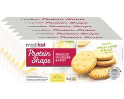 Modifast | Protein Shape Biscuits | Vanilla Lemon | 6 stuks | 6 x 156 g