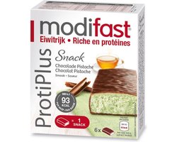 Modifast Protiplus Reep Chocola Pistache Voordeelverpakking
