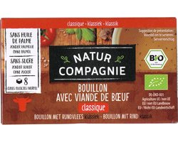 Natur Compagnie Rundvleesbouillon blokjes bio 8 Stuks