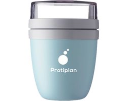 Protiplan - Lunchbeker - 300 ml + 120 ml - Handige maaltijdcontainer