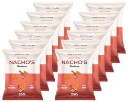 Protiplan - Protein Chips Nacho’s Barbecue - 12 stuks - 12 x 25 g - Low carb snack