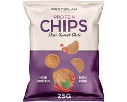 Protiplan - Protein Chips Thai Sweet Chili - 12 stuks - 12 x 30 g - Low carb snack