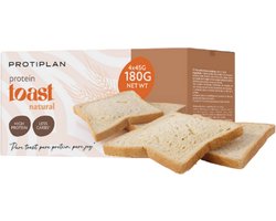 Protiplan - Protein Toast Natural - 4 stuks - 4 x 45 g - Koolhydraatarme toast