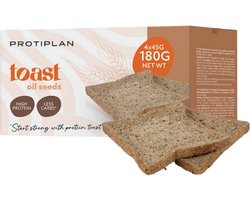 Protiplan - Protein Toast Seeds - 4 stuks - 4 x 45 g - Koolhydraatarme toast