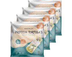Protiplan - Tortilla Wraps Atkins Recept - Voordeelpakket - 24 stuks - 24 x 40 g - Koolhydraatarm