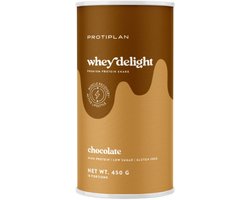 Protiplan - Whey Protein Delight Chocolate Heaven - 450 g - Eiwitrijk - Low carb