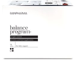 RAINPHARMA BALANCE BOX (voedingsprogramma dat inzet op duurzame gewichtscontrole door het aannemen van een gezonde levensstijl)