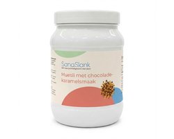 SanaSlank muesli - chocolade-karamelsmaak - voordeelpot - eiwitdieet