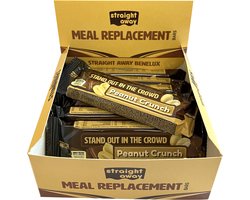 Straight away Maaltijdvervanger – Dieet Reep – Pinda Chocolade – 12 stuks