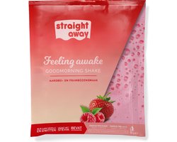 Straight away Maaltijdvervanger – Dieet Shake – Strawberry Raspberry – 21 x 55 g