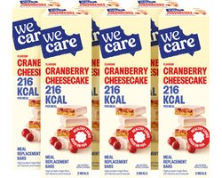WeCare - Meal Replacement Bars - Cranberry Cheesecake 6 x 120 gr
